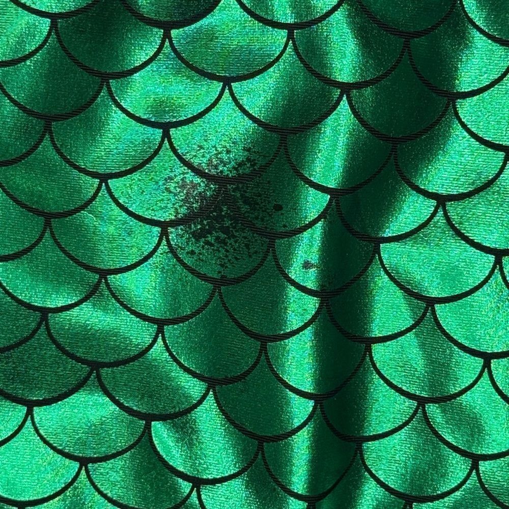 Kids Mermaid Swimsuit in Green and Purple - Picture 3 of 5